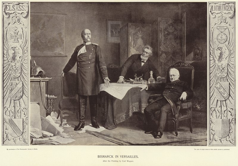 Bismarck i Versailles af Carl Ernst Ludwig Wagner
