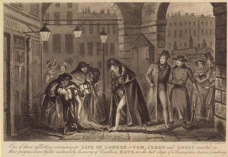 En af disse plagede hændelser i Life in London af Carl Georg Adolph Hasenpflug