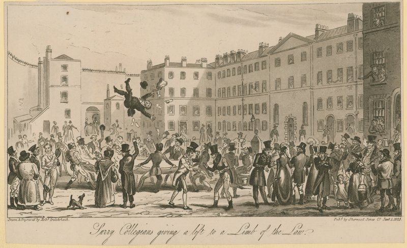Surry Collegians giver et lift til en lem af loven af Carl Georg Adolph Hasenpflug
