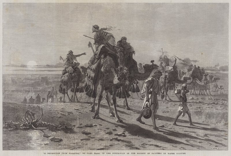 En afrejse fra Palmyra af Carl Haag