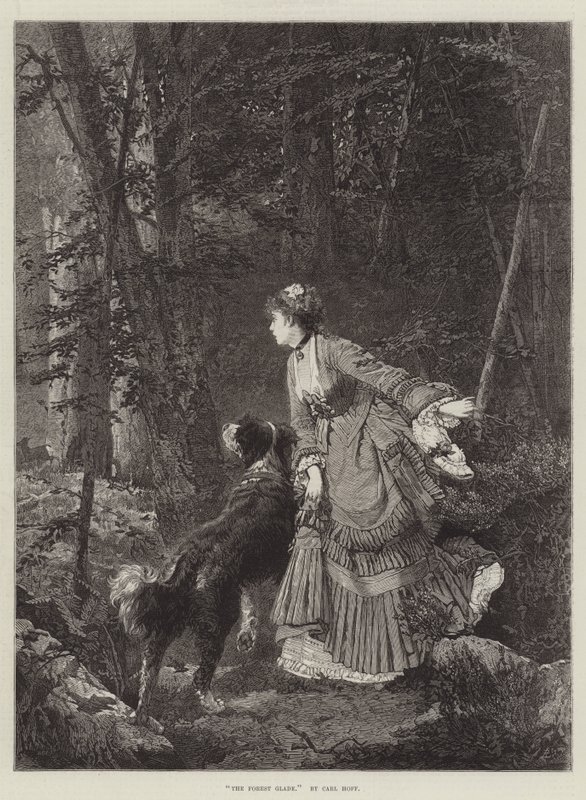 Skovgladen af Carl Heinrich Hoff