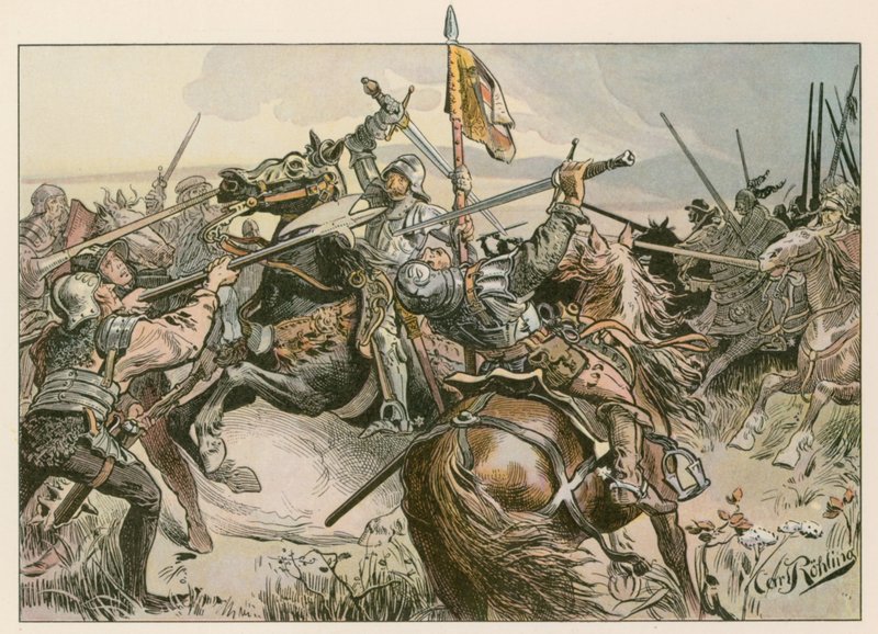Albert Achilles i kamp mod Nürnberg i 1449. af Carl Rohling