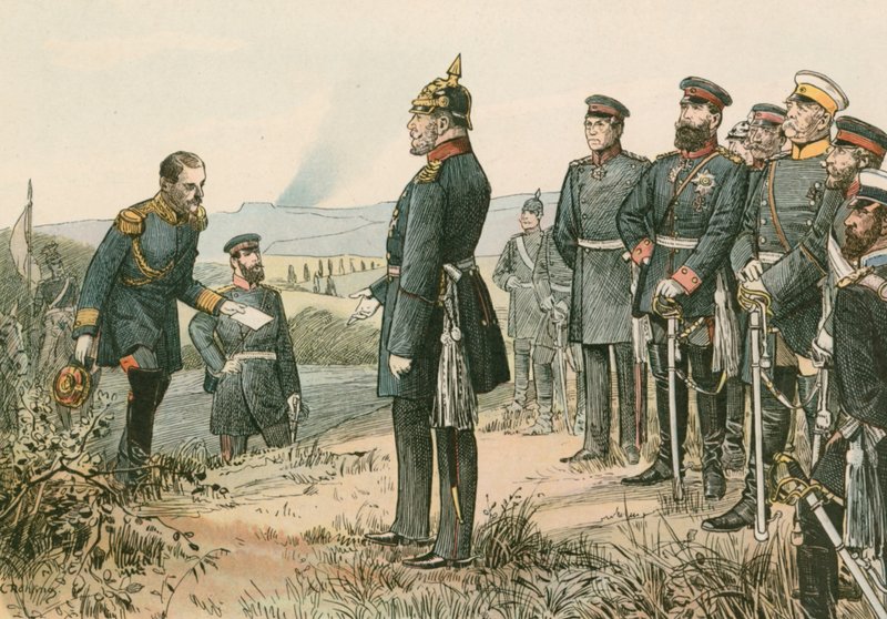 Wilhelm I, konge af Preussen og kejser af Tyskland (1797-1888), modtog Napoleon III