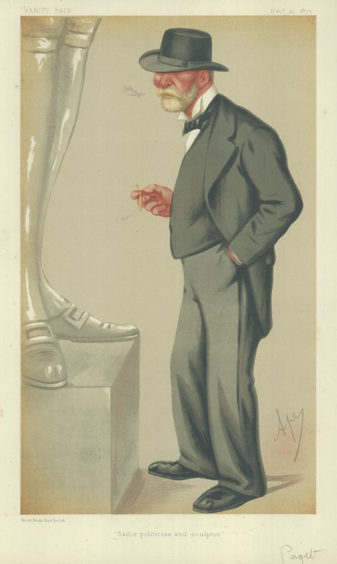 Admiral The Right Hon Lord Clarence Paget af Carlo Pellegrini