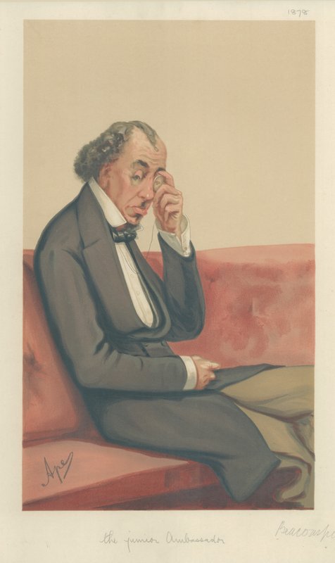Benjamin Disraeli, jarlen af Beaconsfield af Carlo Pellegrini