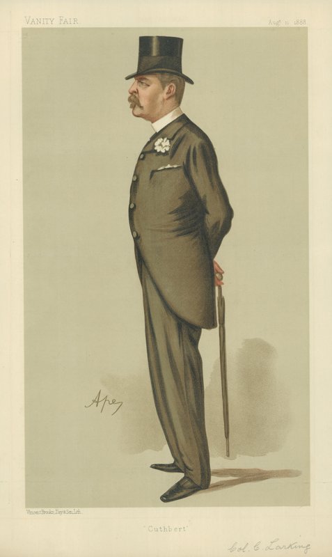 Oberst Cuthbert Larking af Carlo Pellegrini