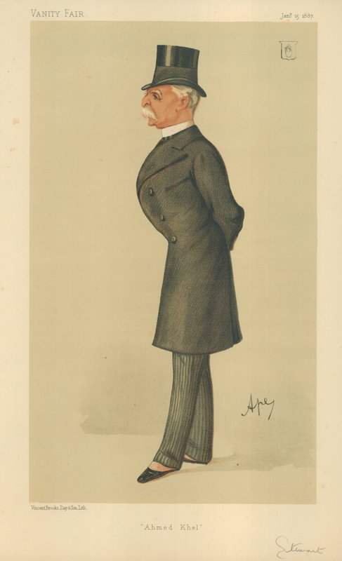 General Sir Donald Martin Stewart, Ahmed Khel, 15. januar 1887, Vanity Fair-tegneserie af Carlo Pellegrini