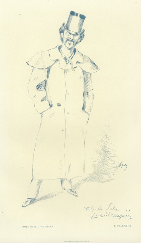 James Abbott McNeill Whistler af Carlo Pellegrini
