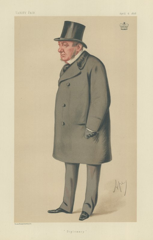 Lord Lyons (farve litho) af Carlo Pellegrini