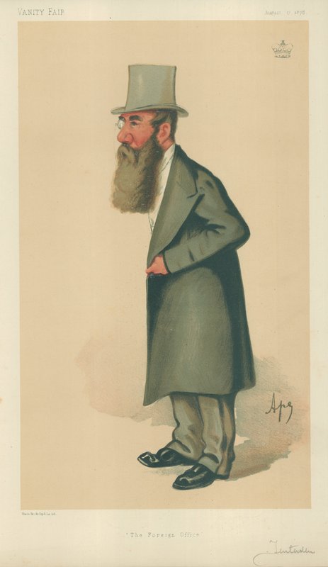 Lord Tenterden, Udenrigsministeriet, 17. august 1878, tegneserie af Vanity Fair af Carlo Pellegrini