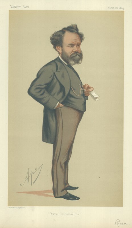 Mr Edward James Reed af Carlo Pellegrini
