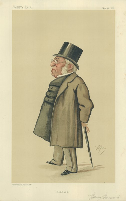 Hr Henry Hansard af Carlo Pellegrini