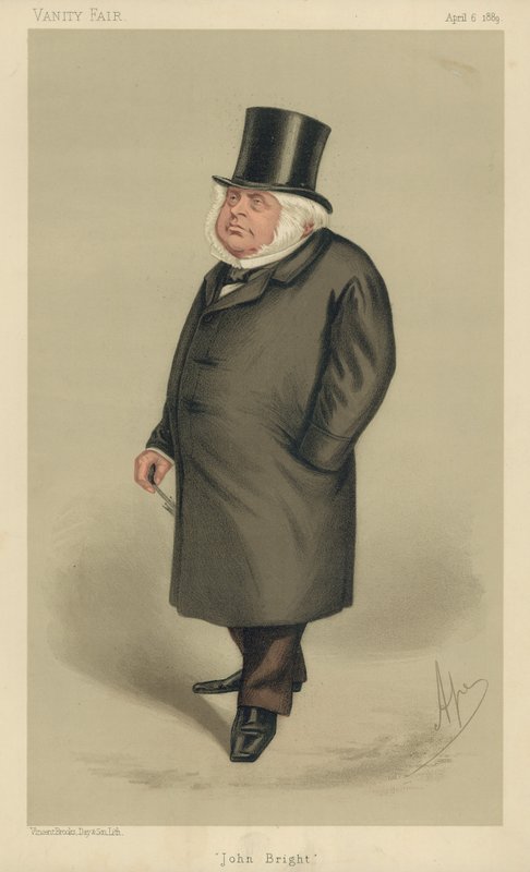 Mr John Bright af Carlo Pellegrini