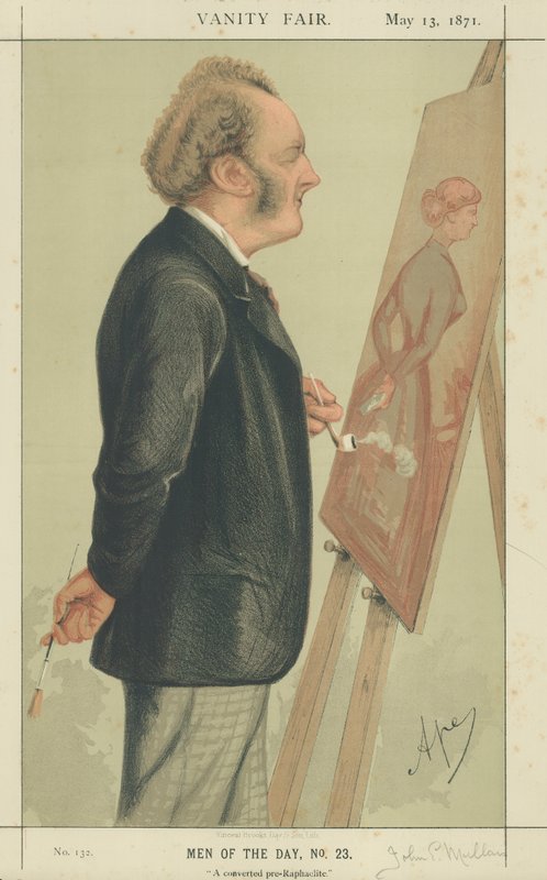 John Everett Millais af Carlo Pellegrini