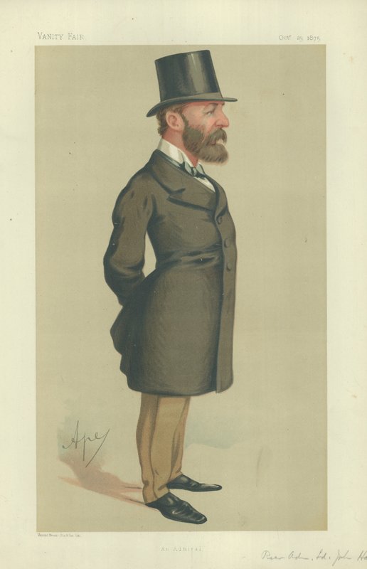 Kontreadmiral Lord John Hay af Carlo Pellegrini