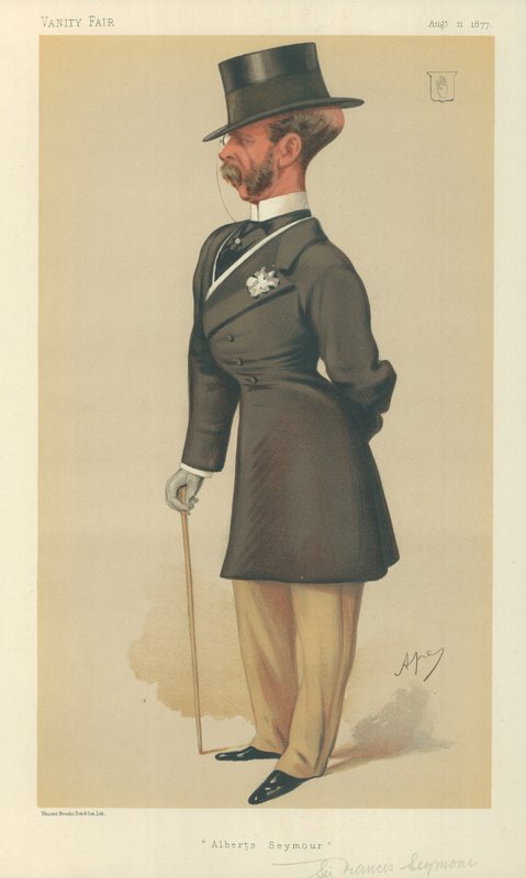 Sir Francis Seymour, Albert Seymour, 11. august 1877, Vanity Fair tegneserie af Carlo Pellegrini