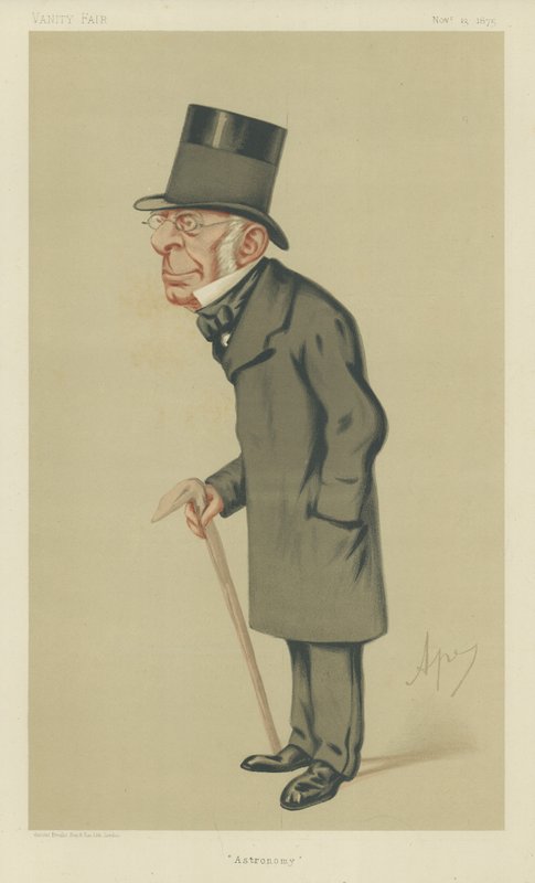 Sir George Biddell Airy af Carlo Pellegrini