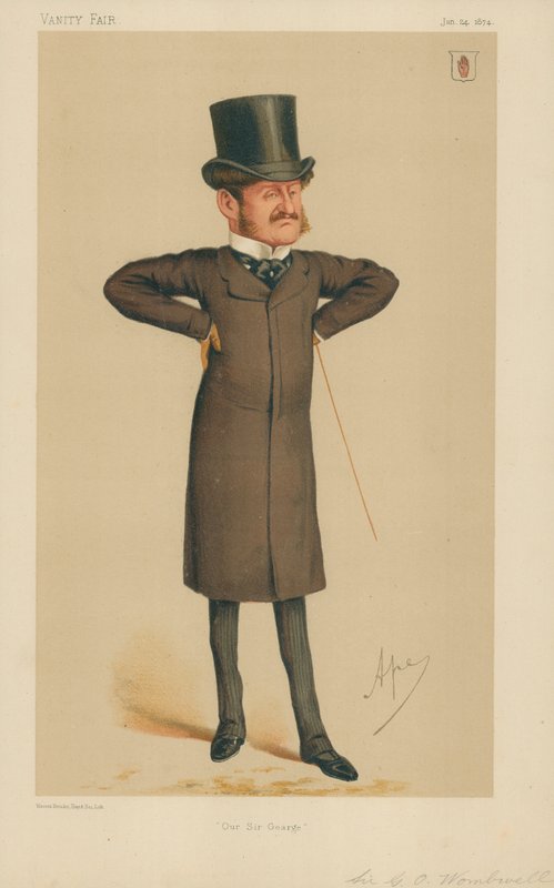 Sir George Orby Wombwell, Our Sir George, 24. januar 1874, Vanity Fair tegneserie af Carlo Pellegrini