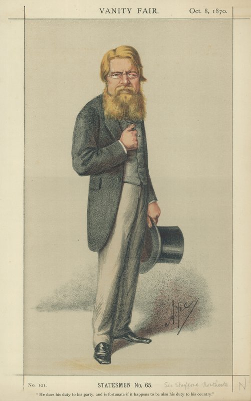 Sir Stafford Northcote af Carlo Pellegrini