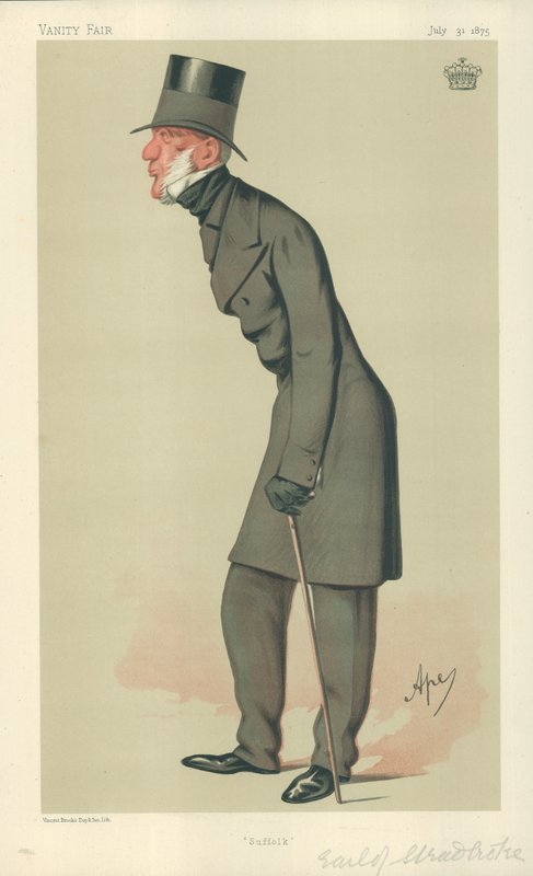 Jarlen af Stradbroke, Suffolk, 31. juli 1875, Vanity Fair-tegneserie af Carlo Pellegrini