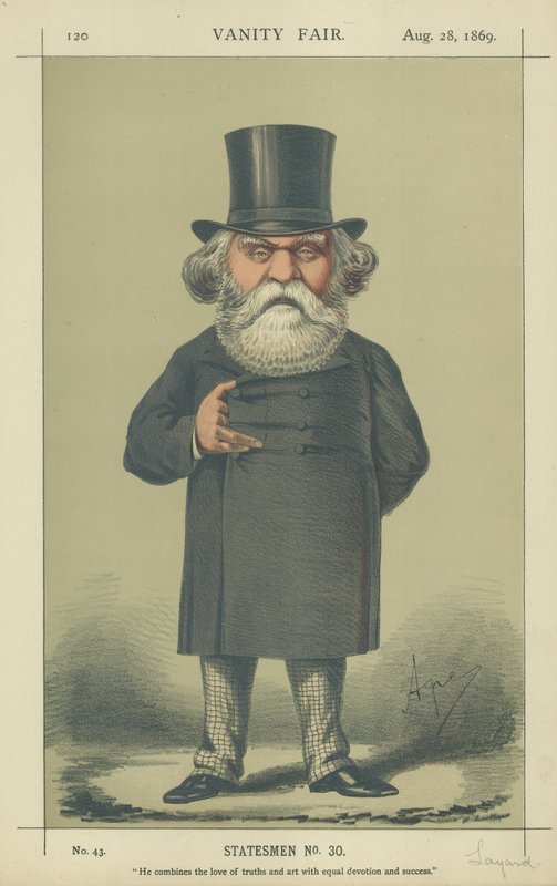 The Right Hon A H Layard af Carlo Pellegrini