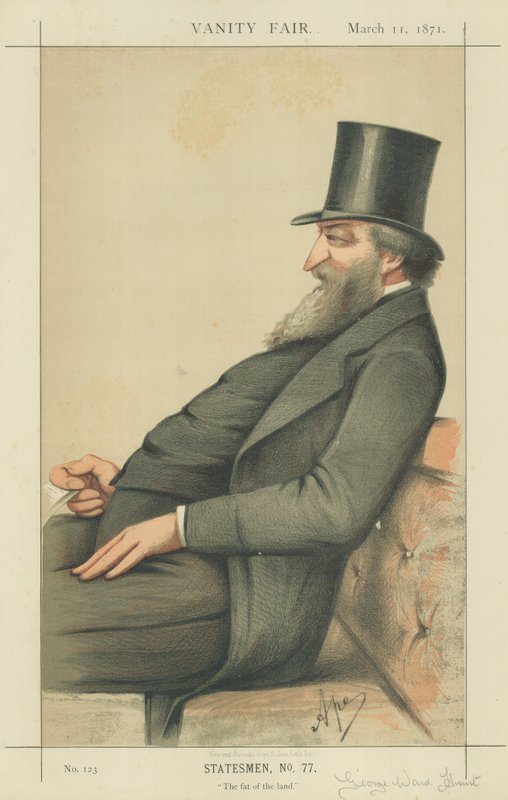 The Right Hon George Ward Hunt af Carlo Pellegrini