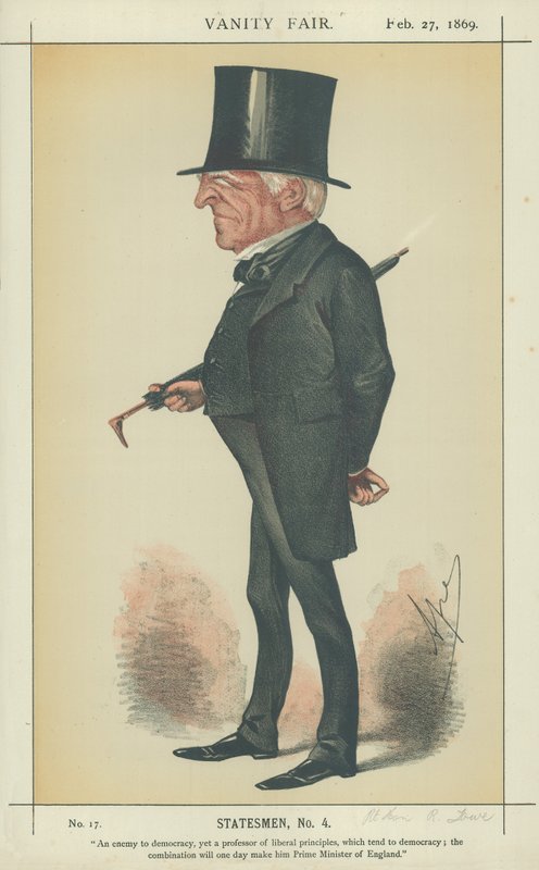 Den højre ære Robert Lowe af Carlo Pellegrini