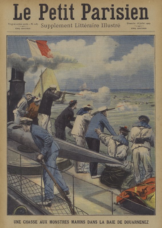 Jagt sømonstre i Douarnenez-bugten, Bretagne af Carrey