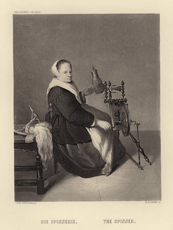 Spinneren af Caspar Netscher