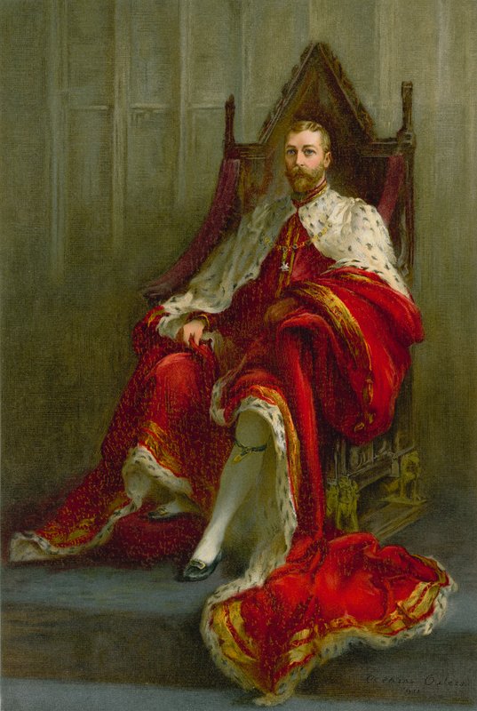Kong George V, i året for hans kroning af Catherine Ouless