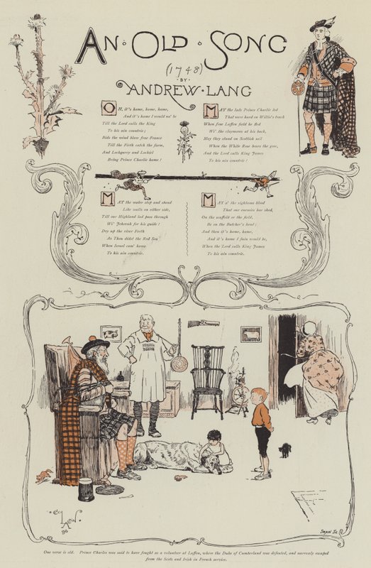 En gammel sang af Andrew Laing af Cecil Charles Windsor Aldin