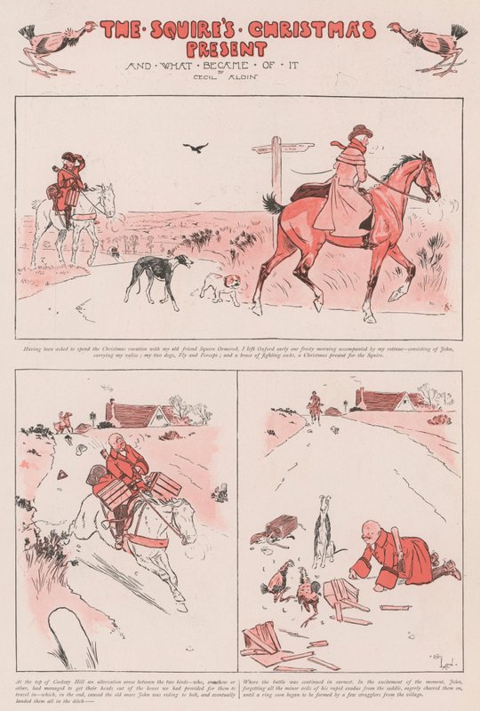Julegaven til en godsejer af Cecil Charles Windsor Aldin