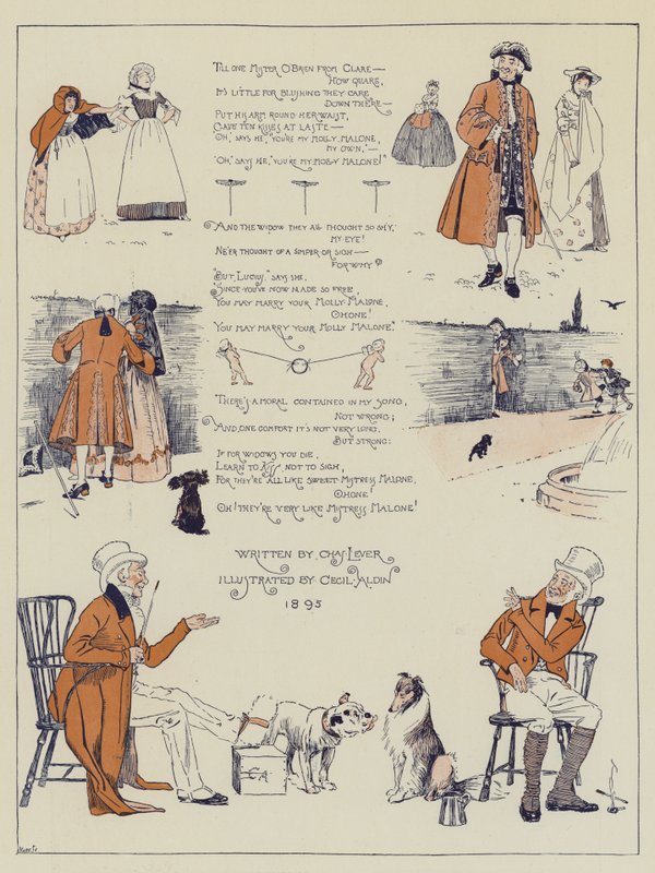 Enken Malone, af Charles Lever af Cecil Charles Windsor Aldin