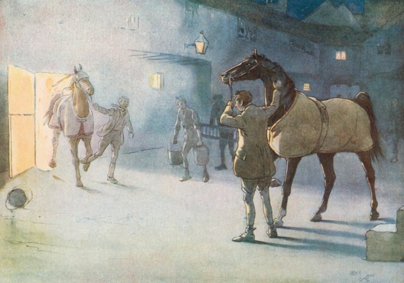 Jeg så James komme gennem Smoke og lede Ginger af Cecil Charles Windsor Aldin