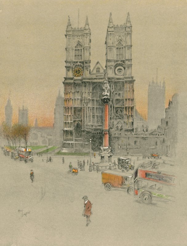 Westminster Abbey af Cecil Charles Windsor Aldin