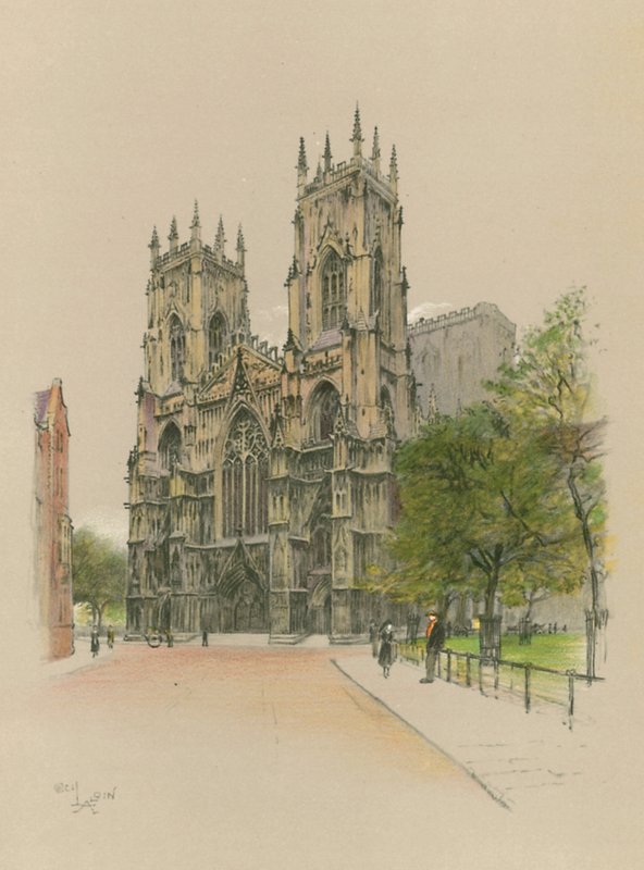 York Minster af Cecil Charles Windsor Aldin