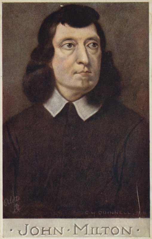 John Milton (1608-1674), engelsk digter af Cecil Watson Quinnell