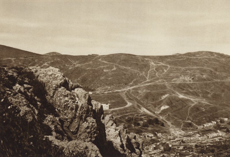 Mexico: Gammel mine i Zacatecas (s/h-billede) af Cecile Seler Sachs