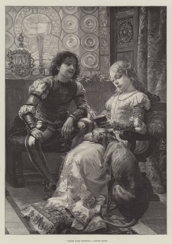 Tre gode venner af Cesare Auguste Detti