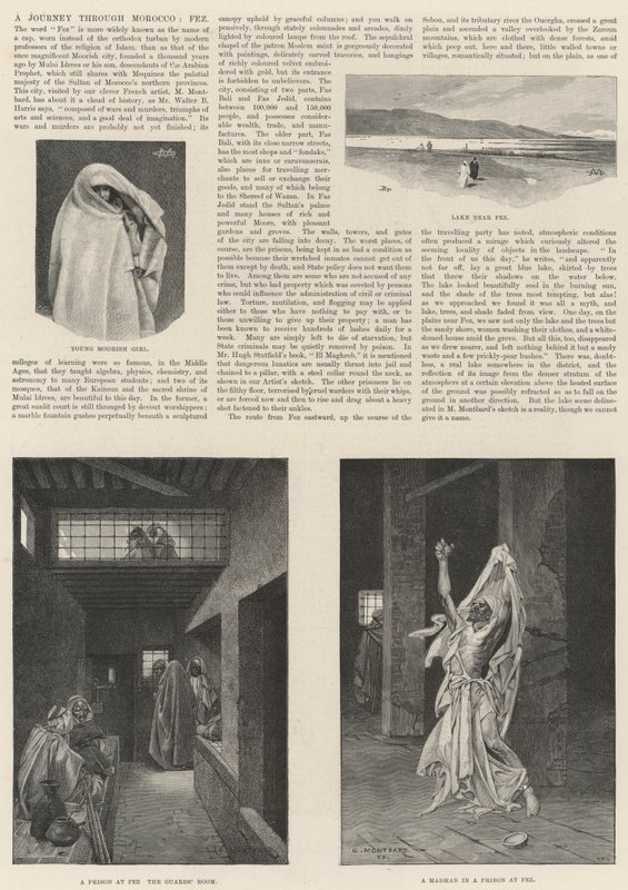 En rejse gennem Marokko, Fez af Charles Auguste Loye