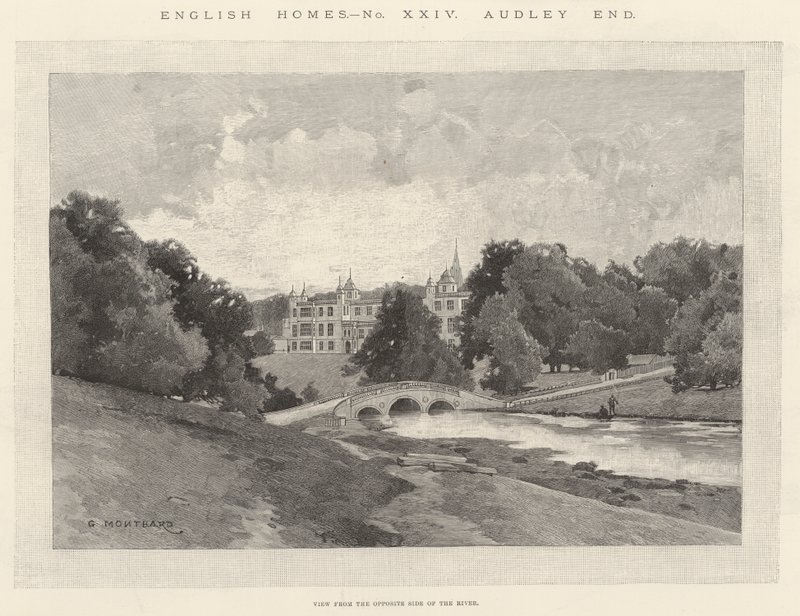 Audley End af Charles Auguste Loye
