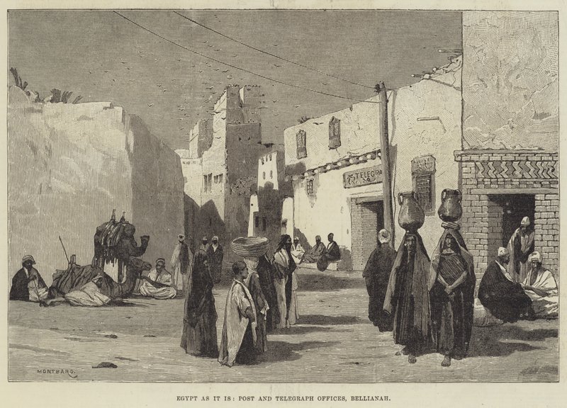 Egypten som det er, post- og telegrafkontorer, Bellianah af Charles Auguste Loye