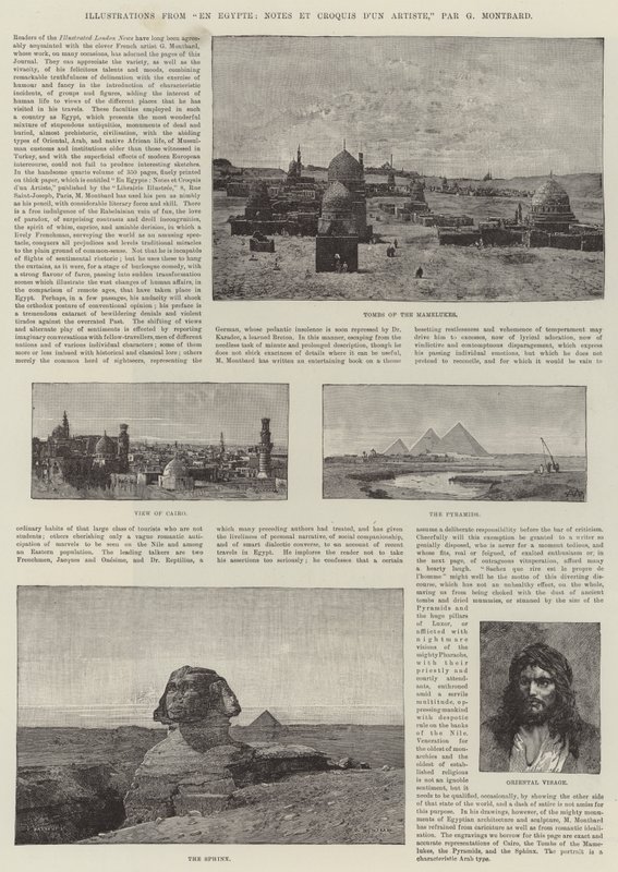 Illustrationer fra I Egypten, noter og skitser af en kunstner af Charles Auguste Loye