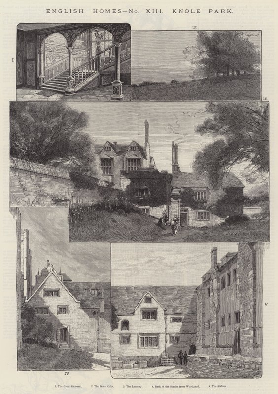 Knole Park af Charles Auguste Loye