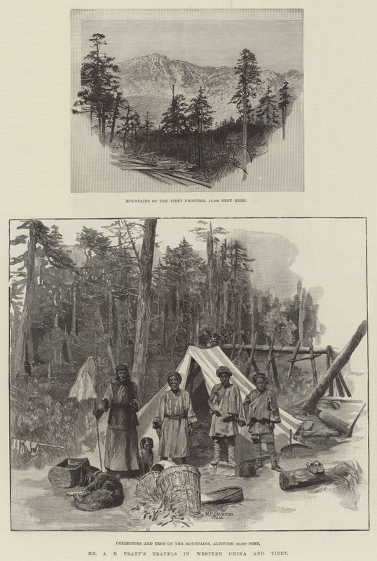 A E Pratts rejser i det vestlige Kina og Tibet af Charles Auguste Loye