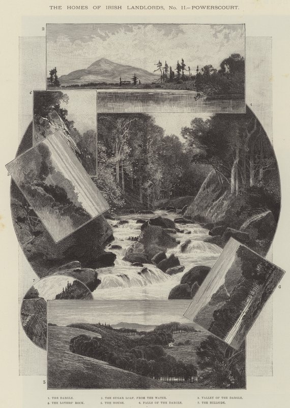 Powerscourt af Charles Auguste Loye