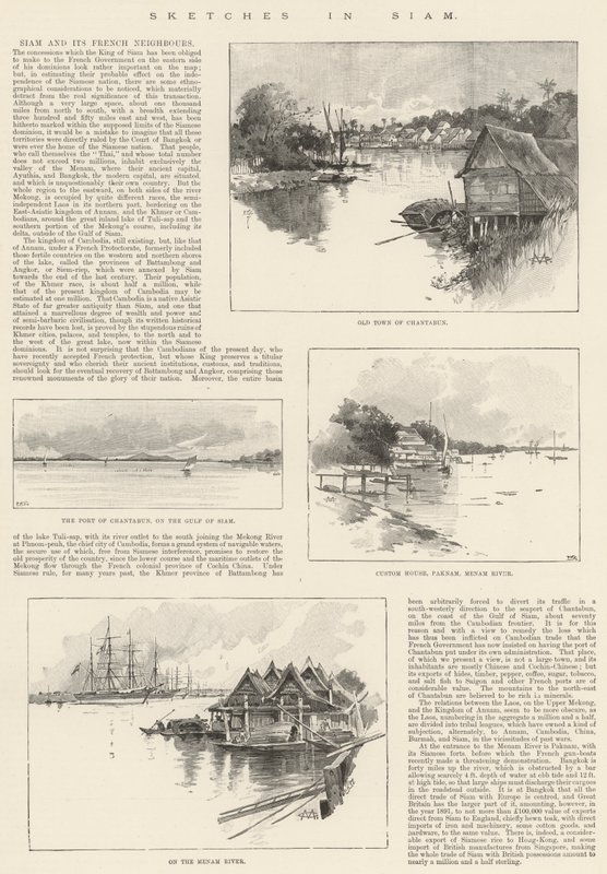 Skitser i Siam af Charles Auguste Loye