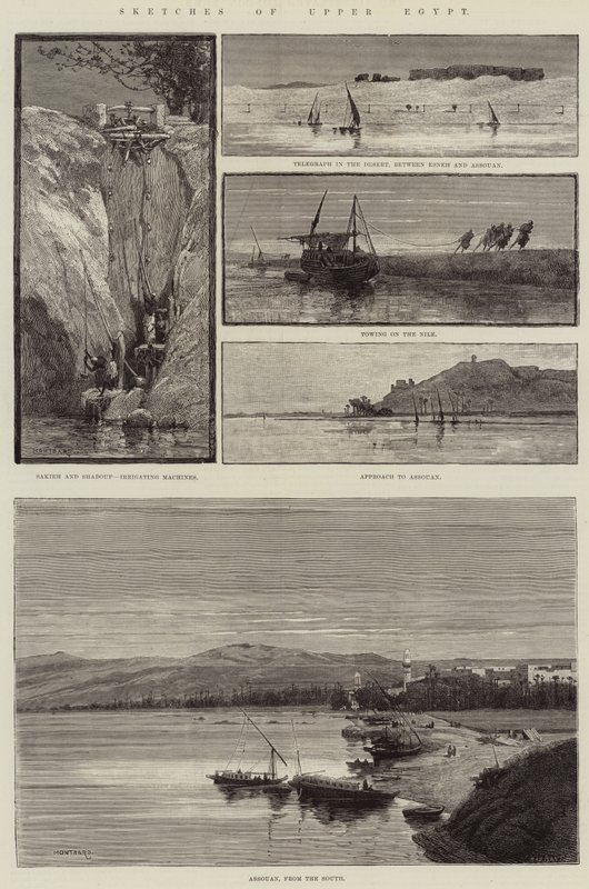 Skitser af Øvre Egypten af Charles Auguste Loye
