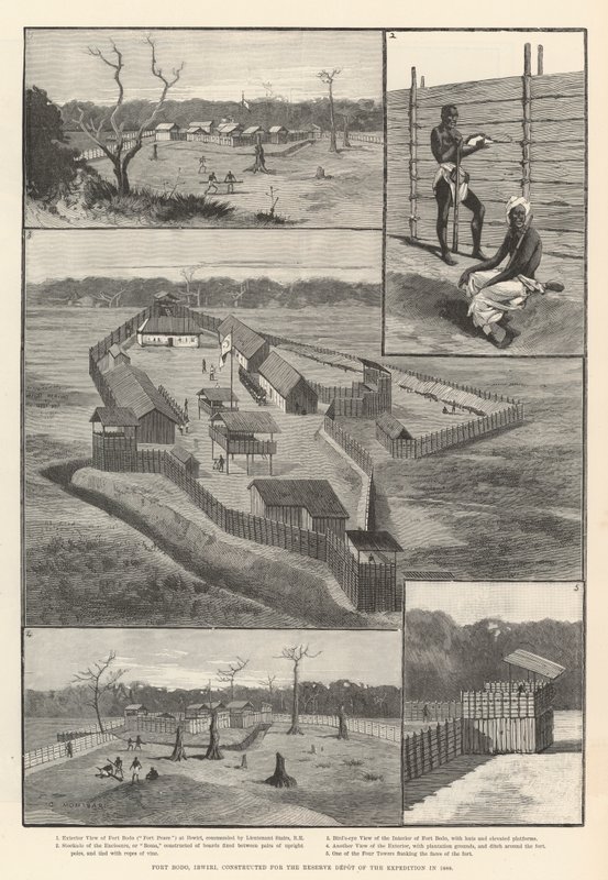Stanleys Emin Pasha nødhjælpsekspedition af Charles Auguste Loye