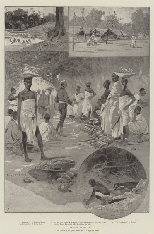 Ashanti-ekspeditionen af Charles Auguste Loye